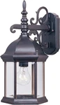 Maxim 1071 Bronze/clear Builder Cast 16" 1-LIGHT Wall Sconce. Fixed Price $85.00.