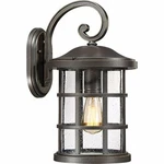 Quoizel One Light Outdoor Wall Lantern CSE8410PN, Large, Palladian Bronze. Fixed Price $206.40.