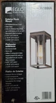 Eglo Walker Hill 1-LIGHT Outdoor Flush Mount Oil Rubbed Bronze And Clear Glass. Fixed Price $59.99.