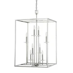 Capital 7003PN Eight Light Foyer Fixture Polished Nickel - New Damaged Box. Fixed Price $569.99.
