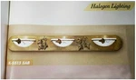 Kichler Bath Bracket Halogen Light Fixture White Scavo Glass K5513 Imperfect. Fixed Price $39.95.