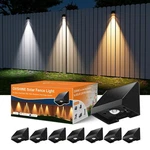 8 Pack Solar Powered Fence Lights Outdoor Wall Mount Decorative Waterproof Do.... Fixed Price $67.93.