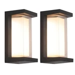 Fupe Outdoor Wall Lights, Modern Exterior Lighting Fixtures Waterproof, 10" M.... Fixed Price $95.98.