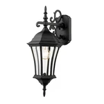 Z-lite Wakefield Outdoor Wall Light, 8X8X21.75", Black, Clear Beveled 522S-BK. Fixed Price $128.00.