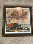 International Motor Company Lithograph 20 1/2 X 21 -great Condition. Fixed Price $79.00.