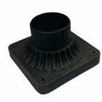 Artcraft Lighting Classico Cement Post Fitter Mount, Black. Fixed Price $67.57.