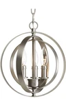 Progress Lighting P5142-126 Equinox 3 Burnished Silver Pendant. Fixed Price $109.99.