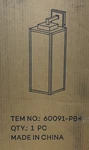 Millennium Lighting 60091-PBK Atless 21" Tall Outdoor Wall Sconce. Fixed Price $69.99.