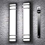 Sytmhoe 2PACKS 6000K Outdoor Wall 24IN Dimmable, Cold White. Fixed Price $256.63.