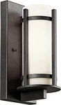 Camden 11" Outdoor Wall Light With Opal Glass Anvil Iron Finish. Fixed Price $341.99.