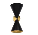 Rrtyo 2-LIGHT Black Wall Sconce With Direction Of Up And Down YL002404. Fixed Price $56.14.