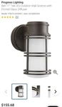 Progress Lighting P5676-2030K9 Outdoor. Fixed Price $119.99.