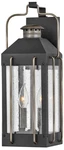 Fitzgerald 18 1/2" High Textured Black Outdoor Wall Light. Fixed Price $419.00.