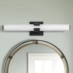 Hinkley Aiden 22 3/4" Wide Black Led Bath Light. Fixed Price $329.00.
