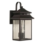 Craftmade Crossbend Large Light Outdoor Lantern, Bronze/seeded ZA3124-DBG. Fixed Price $142.40.