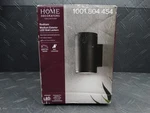 Home Decorators Rodham 8" Black Led Hardwired Outdoor Wall Light Lantern Sconce. Fixed Price $35.99.