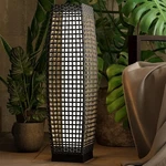 Grand Patio Outdoor Lamp Solar Powered Lantern Water-resistant Wick, L-fuji Gray. Fixed Price $98.38.