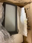 Maxim Terrace 1-LIGHT Outdoor Wall Lantern, Frosted Seedy Glass, Bronze Finish. Fixed Price $55.99.