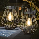 Solar Lanterns Outdoor Waterproof, 2 Pack Metal Decorative Hanging Light. Fixed Price $41.28.