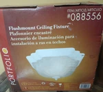 Portfolio Flush Mount Ceiling Light Fixture. Fixed Price $69.99.