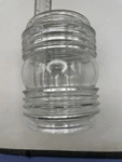 Nos Westinghouse Lamp Shade Jelly Jar Shape Glass Retro 4.5" Pk 85617 GA36. Fixed Price $7.50.