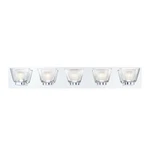 Eurofase Lighting 31803 Trent 5 32"W Led Bathroom Vanity - Chrome. Fixed Price $148.40.