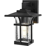 Outdoor Wall Sconce Light Fixture Seedy Glass Exterior Porch Walkway Lantern 11". Fixed Price $136.09.
