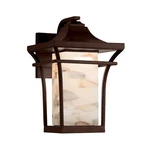 Justice Design Alab Rocks! Summit Lg 1-LT Out Sconce, Bz E26 ALR-7524W-DBRZ. Fixed Price $398.00.