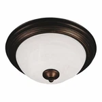 Maxim 5842MROI 3-LIGHT Dimmable Flush Mount Fixture 180W Incandescent 120VAC. Fixed Price $98.42.