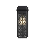 Elegant Lighting Wildey 13" Outdoor Sconce, Black/clear - OD361W13BK. Fixed Price $94.00.