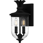 Quoizel HVN8406 Havana 2 Light 14" Tall Outdoor Wall Sconce - Black. Fixed Price $119.99.