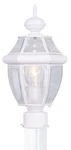 Livex Lighting 2153-03 Monterey 17 Inch White Outdoor Post Top Lantern. Fixed Price $185.96.