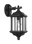 Sea Gull Lighting 84030-12 Kent 14 Inch Black Outdoor Wall Lantern. Fixed Price $75.00.
