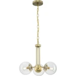 Progress Lighting Avec Merrit 3-LIGHT Chandelier, Brushed Gold Finish, Clear. Fixed Price $26.60.