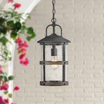 Hinkley Lakehouse 17 3/4" High Aged Zinc Outdoor Lantern Hanging Light. Fixed Price $330.65.