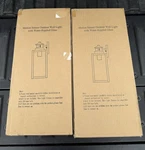 Brightever 13.6" Motion Sensor Outdoor Wall Sconce Lantern, Modes, B05082PG (2. Fixed Price $74.95.