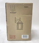 Pia Ricco Black 12.81'' H Outdoor Wall Lantern. Fixed Price $55.00.