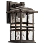 Beacon Square 12 In. 1-LIGHT Olde Bronze Outdoor Hardwired Wall Lantern Sconce. Fixed Price $124.79.