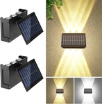 Sunvivo Solar Wall Lights Outdoor,cordless,waterproof IP65,ADJUSTABLE Pv Panel,u. Fixed Price $49.45.