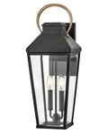Hinkley Lighting 17504 Dawson 22" Tall Wall Sconce - Black. Fixed Price $389.00.
