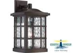 Quoizel Stonington Outdoor Wall Sconce, 1-LIGHT 150 Watts, Palladian Bronze. Fixed Price $181.30.