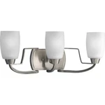 3 Light - Trumpet Shade Modern Style 21 Inches Wide By 8.25. Fixed Price $159.95.