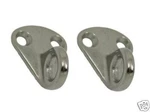 X Pair Stainless Steel Grade 316 Designed For Sea Use Fender Eyes Free Post. Fixed Price $8.05.