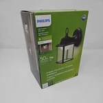3 Pack Philips Led Outdoor Square Wall Lantern, Bright White Weather Resistant. Fixed Price $70.00.