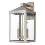 Livex Lighting 20584 Nickel Nyack 3-LIGHT 18"H Outdoor Wall Sconce. Fixed Price $453.96.