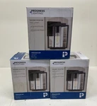 3PK Progress Lighting Macstreet 1-LIGHT 9 In. Matte Black Outdoor Wall Lantern. Fixed Price $72.99.