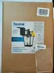 Home Luminaire Outdoor House 30812041 Light Wall Lantern Blk Finish Seeded Glass. Fixed Price $30.00.