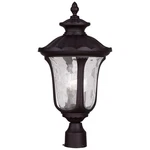 Livex Lighting 7859-07 Oxford 3 22 Inch Bronze Outdoor Post Top Lantern. Fixed Price $334.96.