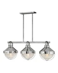 Hinkley Lighting 4846 Nickel 3-LIGHT 42"W Linear Chandelier. Fixed Price $356.86.