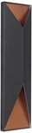 Peak 18" High Black And Brass Led Pocket Outdoor Wall Light. Fixed Price $218.50.
